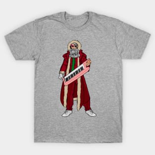 Rad Santa with Keytar T-Shirt